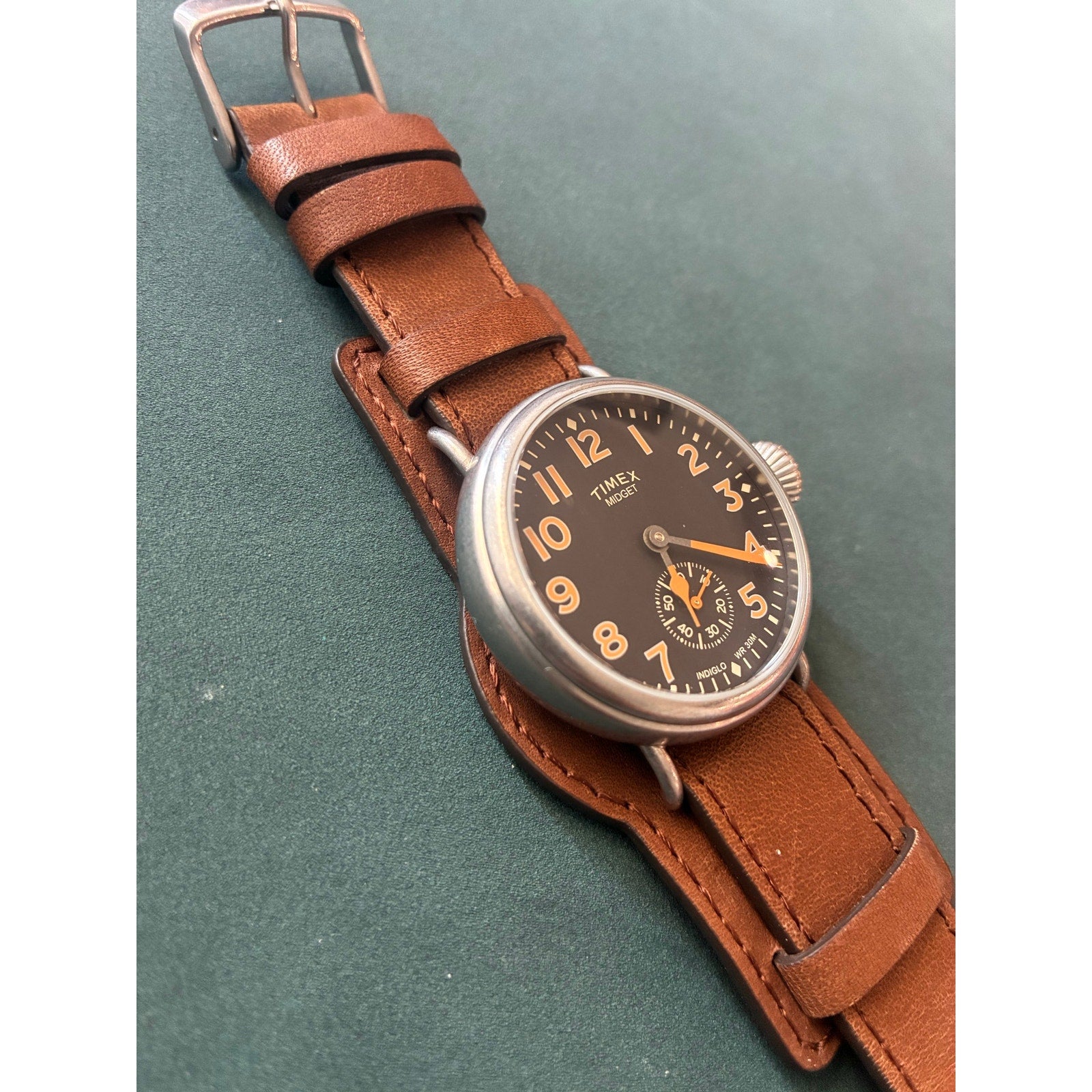 Timex Midget Japan Limited Trench Watch INDIGLO Quartz Rare JDM