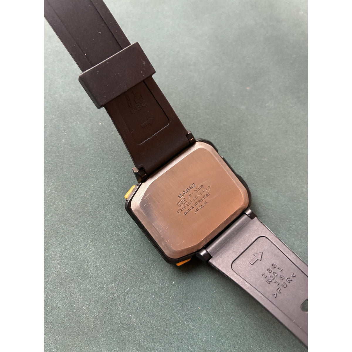 Vintage Casio JP-100W Pulsecheck Heart Rate Digital Watch Japan